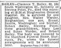 Bailey, Clarence